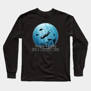 Freediving Long Sleeve T-Shirt